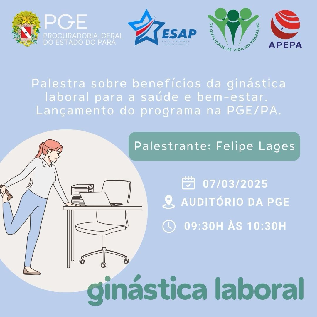 “Palestra sobre benefícios da ginástica laboral para a saúde e bem-estar
