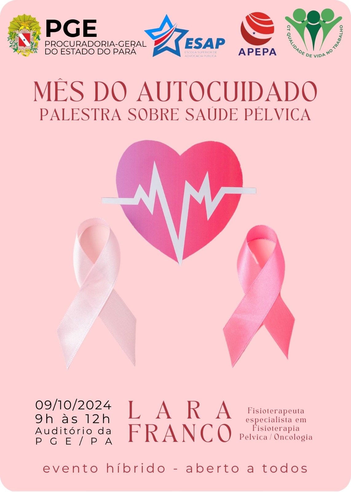 “Mês do Autocuidado: Palestra Sobre Saúde Pélvica”