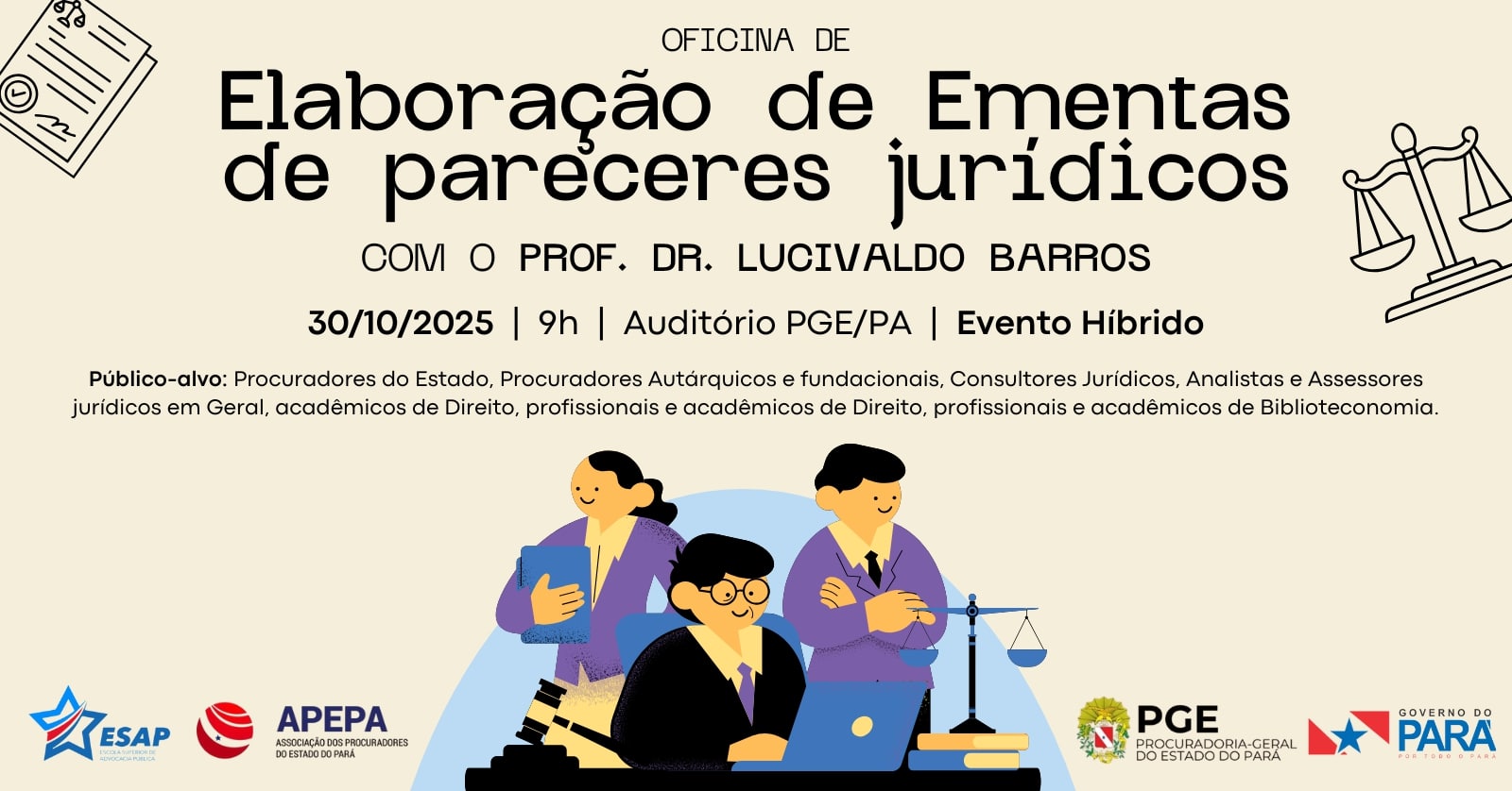OFICINA DE ELABORAÇÃO DE EMENTAS DE PARECERES JURÍDICOS