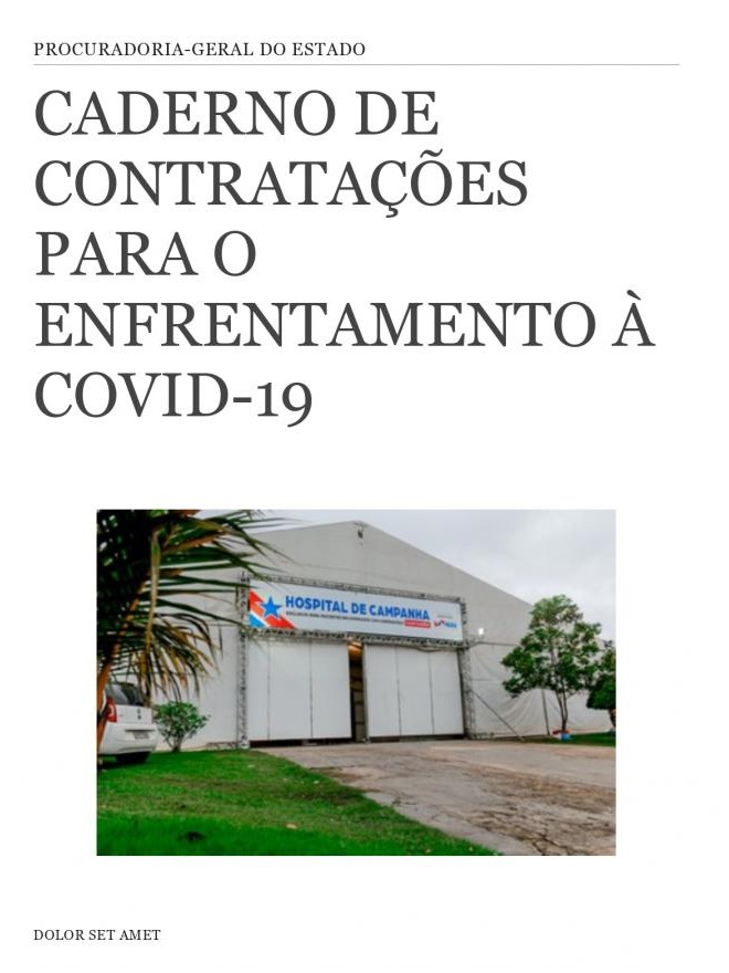 Caderno de Contratações